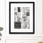 Lined Up II by Courtney Prahl on GIANT ART - white linear dots