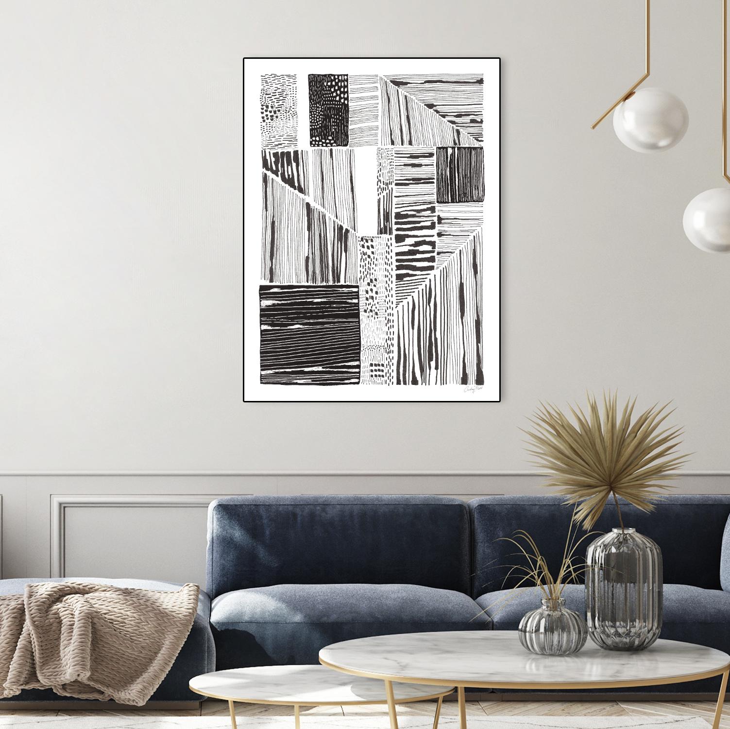 Lined Up II by Courtney Prahl on GIANT ART - abstract abstract