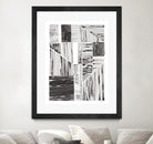 Lined Up II by Courtney Prahl on GIANT ART - white linear dots