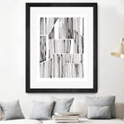 Lined Up III by Courtney Prahl on GIANT ART - white linear dots