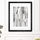 Lined Up III by Courtney Prahl on GIANT ART - white linear dots