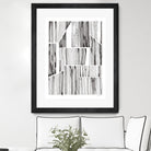 Lined Up III by Courtney Prahl on GIANT ART - white linear dots