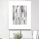 Lined Up III by Courtney Prahl on GIANT ART - white linear dots