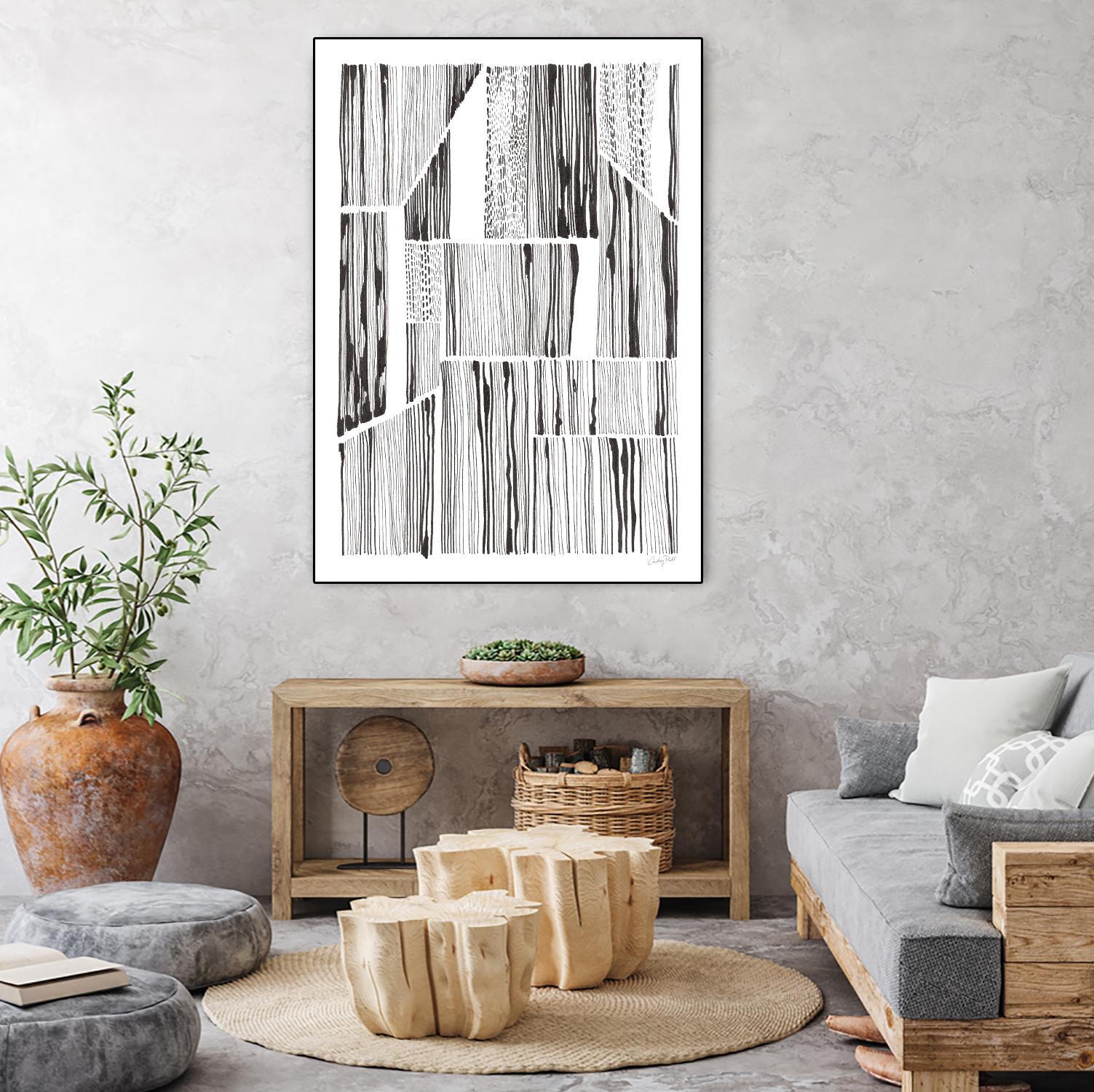 Lined Up III by Courtney Prahl on GIANT ART - abstract abstract