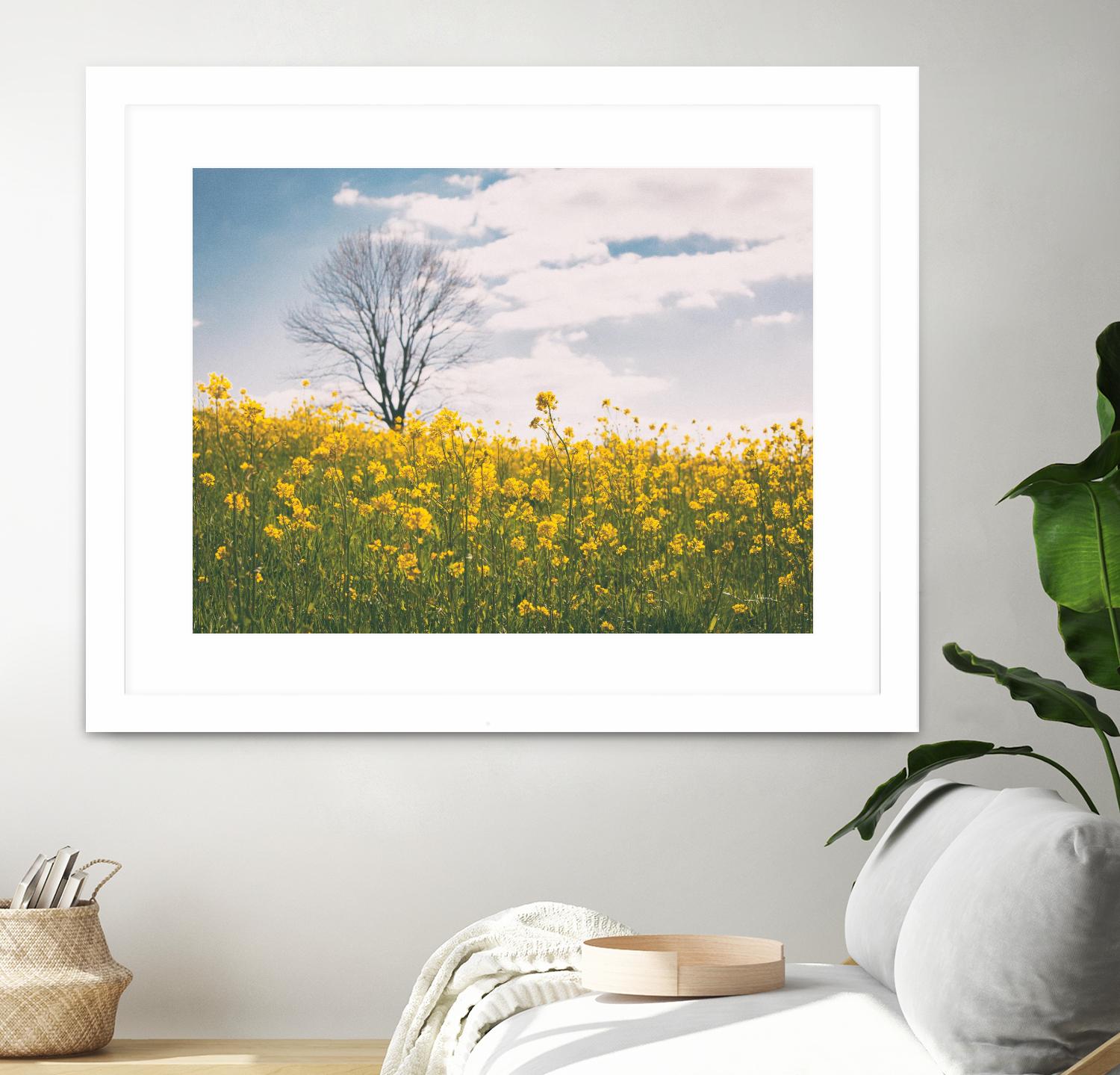 Spring Meadow by Aledanda on GIANT ART - blue flowers flowers