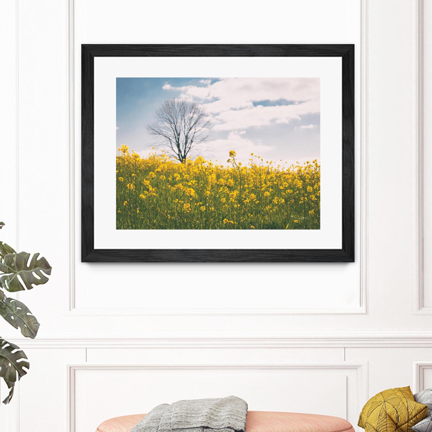 Spring Meadow by Aledanda on GIANT ART - blue flowers flowers
