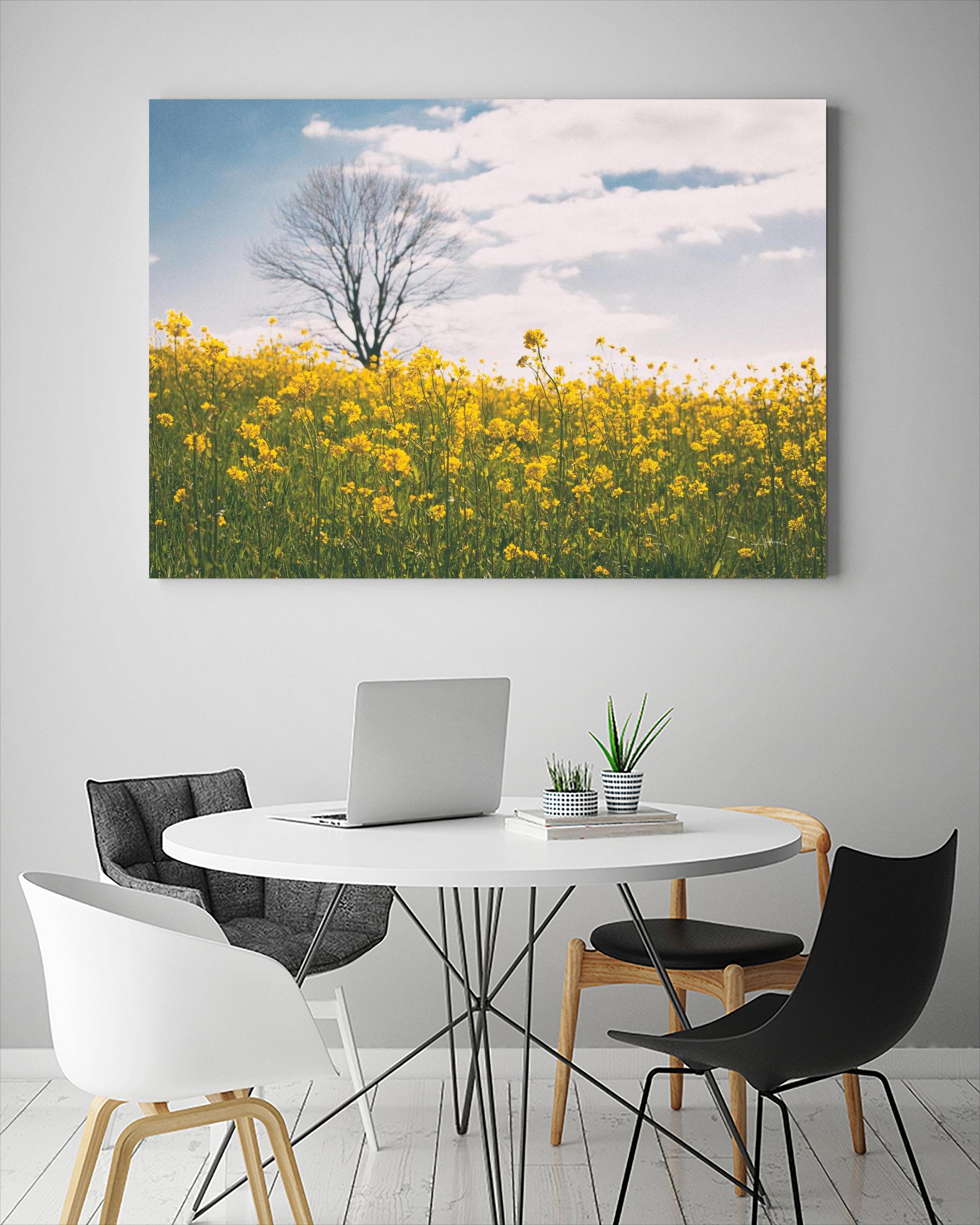 Spring Meadow by Aledanda on GIANT ART - blue flowers flowers