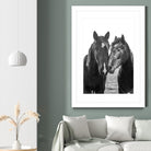 Good Friends Mane by Aledanda on GIANT ART - white farmhouse archibald