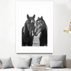 Good Friends Mane by Aledanda on GIANT ART - white farmhouse archibald