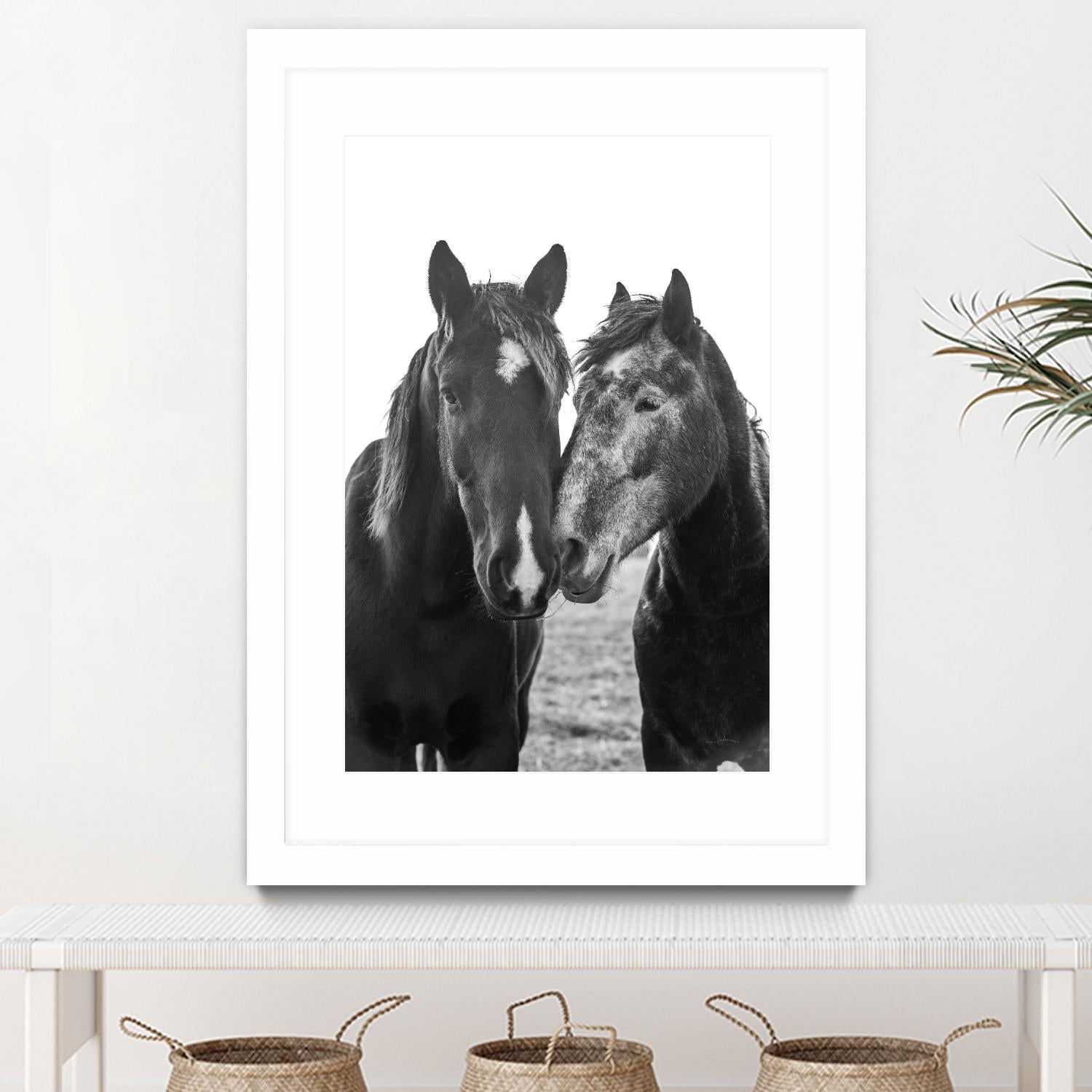 Good Friends Mane by Aledanda on GIANT ART - white farmhouse archibald