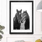 Good Friends Mane by Aledanda on GIANT ART - white farmhouse archibald