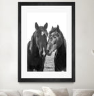Good Friends Mane by Aledanda on GIANT ART - white farmhouse archibald