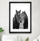 Good Friends Mane by Aledanda on GIANT ART - white farmhouse archibald
