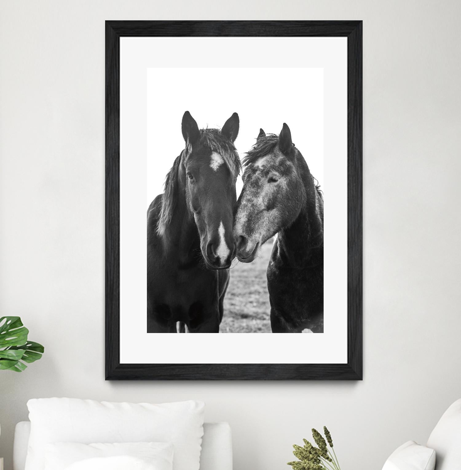 Good Friends Mane by Aledanda on GIANT ART - white farmhouse archibald