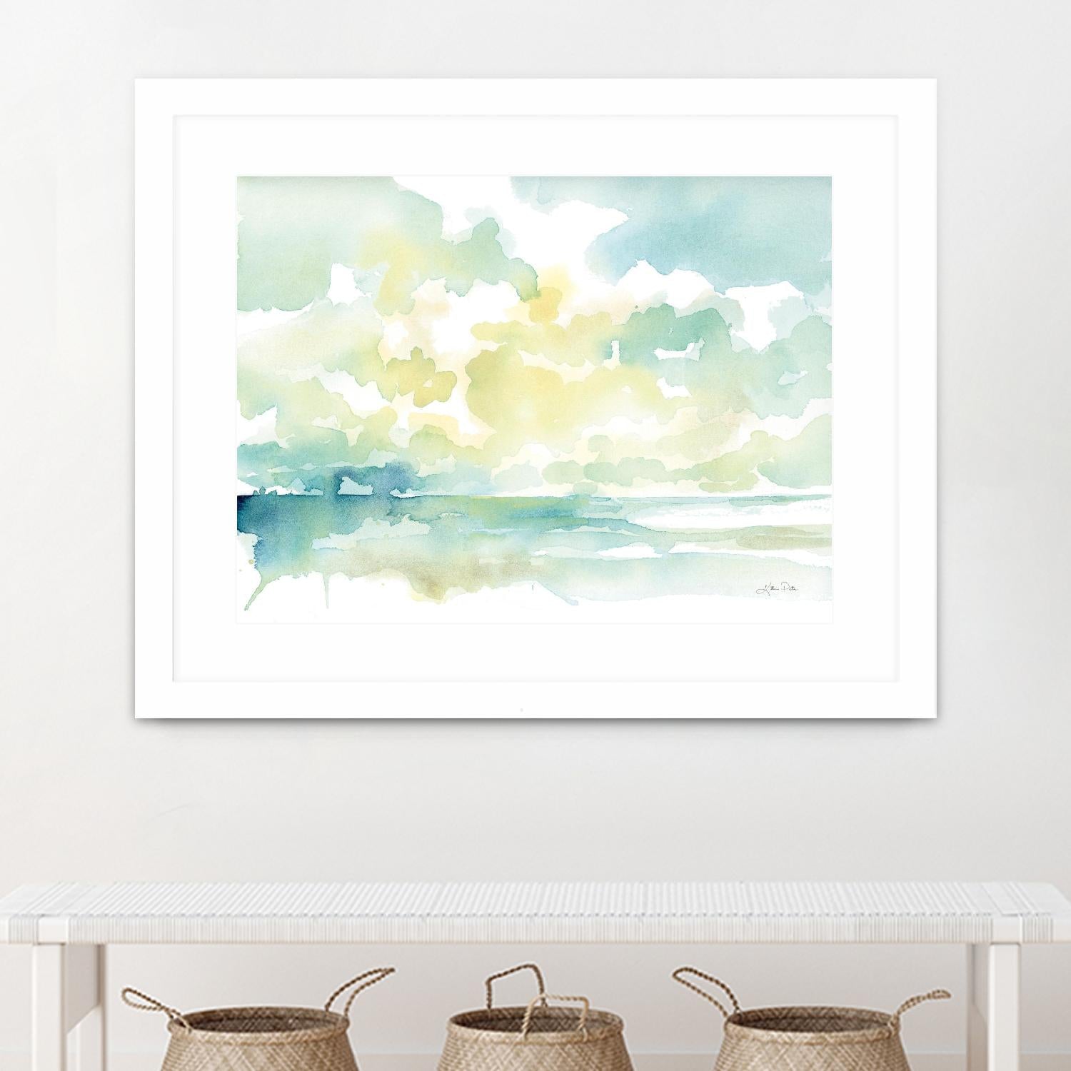 Ocean Dreaming by Katrina Pete on GIANT ART - blue coastal & nautical waves