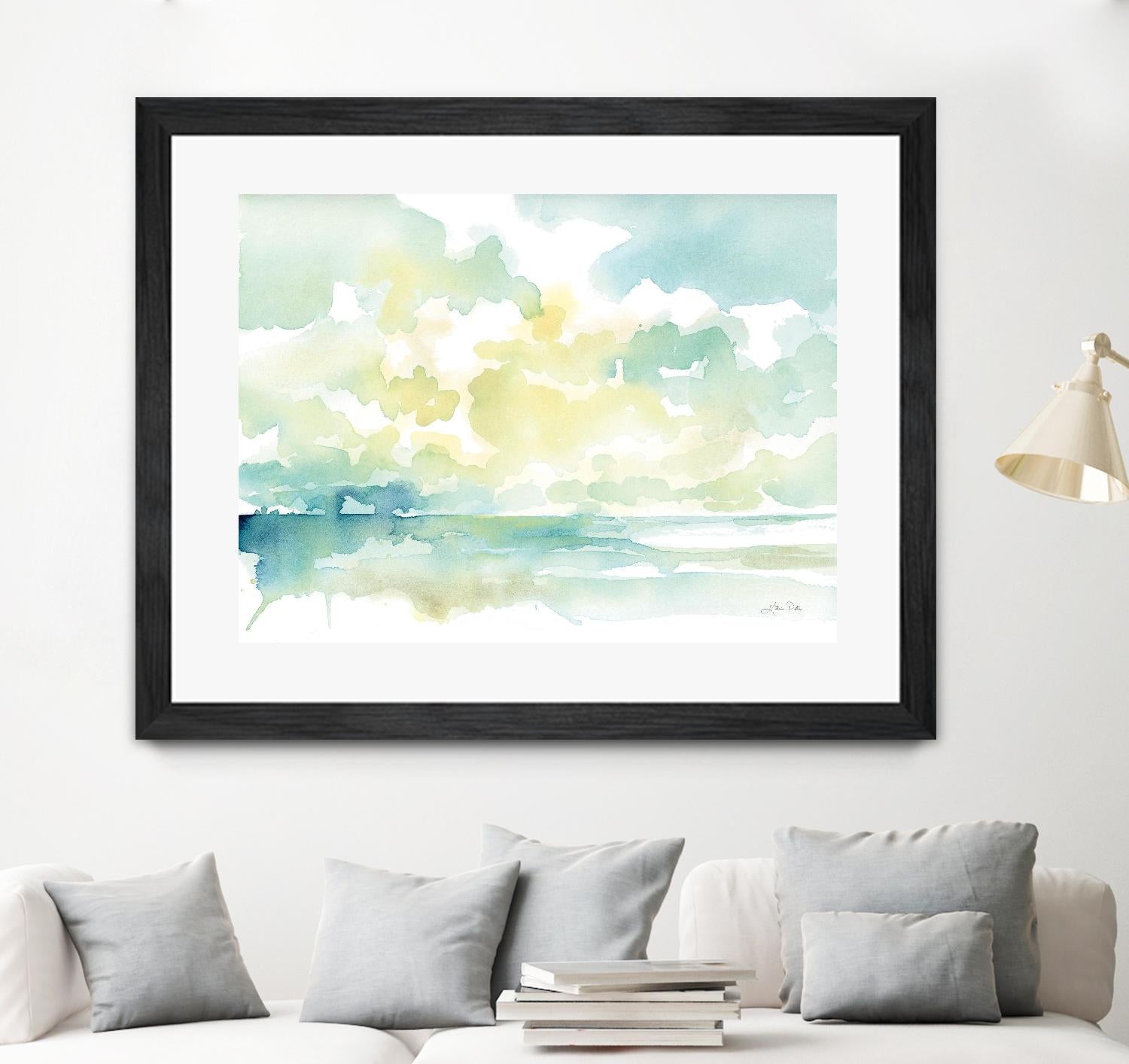 Ocean Dreaming by Katrina Pete on GIANT ART - blue coastal & nautical waves