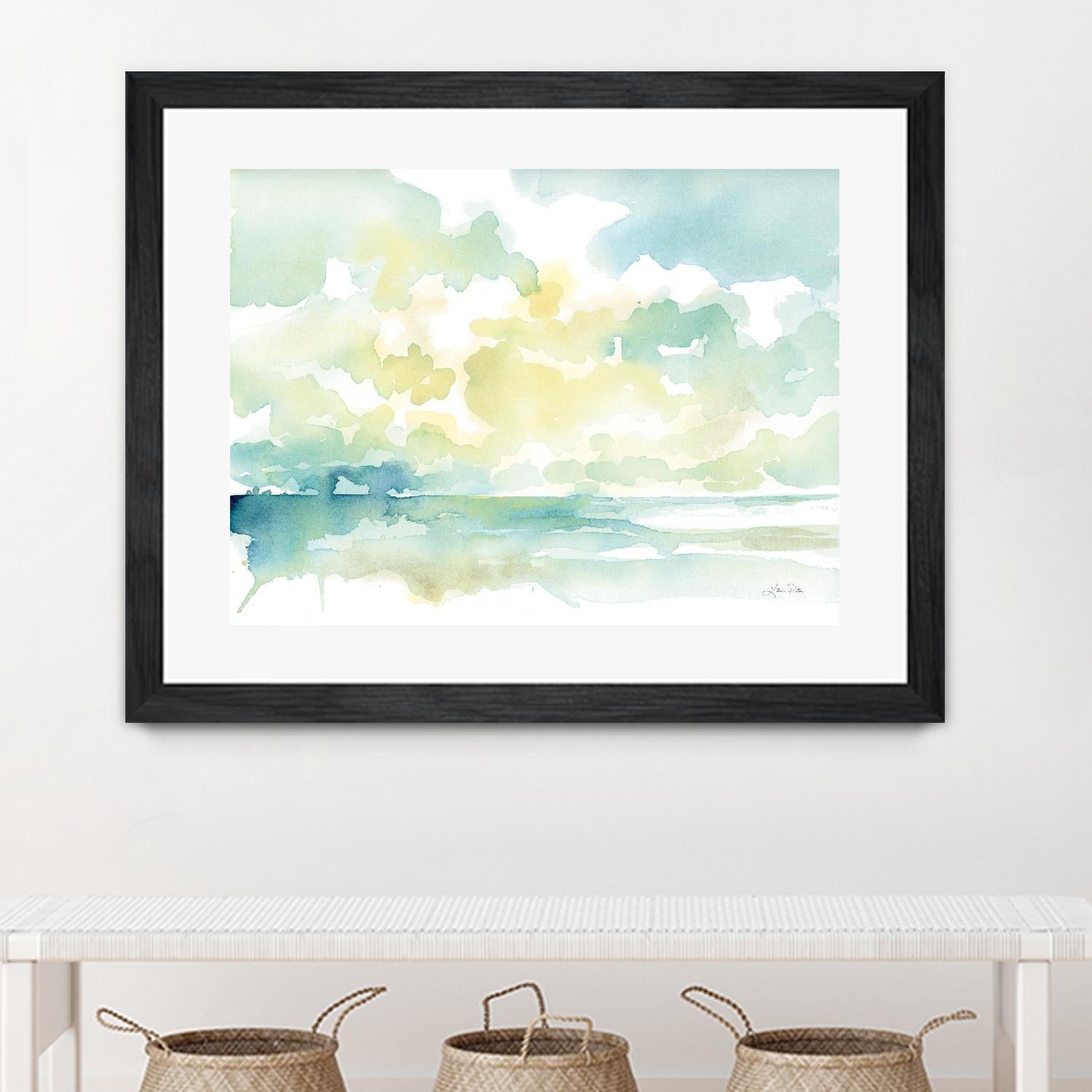 Ocean Dreaming by Katrina Pete on GIANT ART - blue coastal & nautical waves