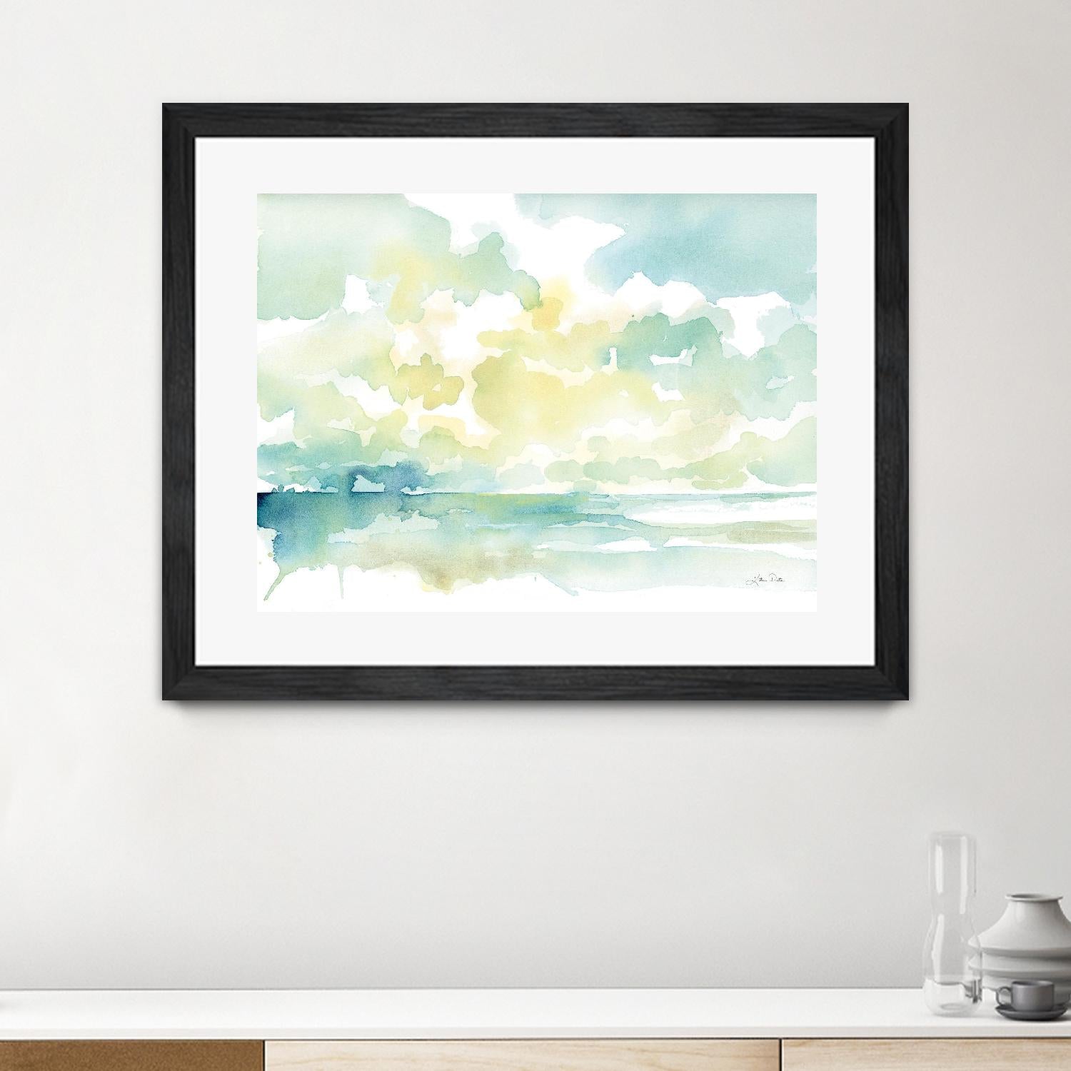 Ocean Dreaming by Katrina Pete on GIANT ART - blue coastal & nautical waves