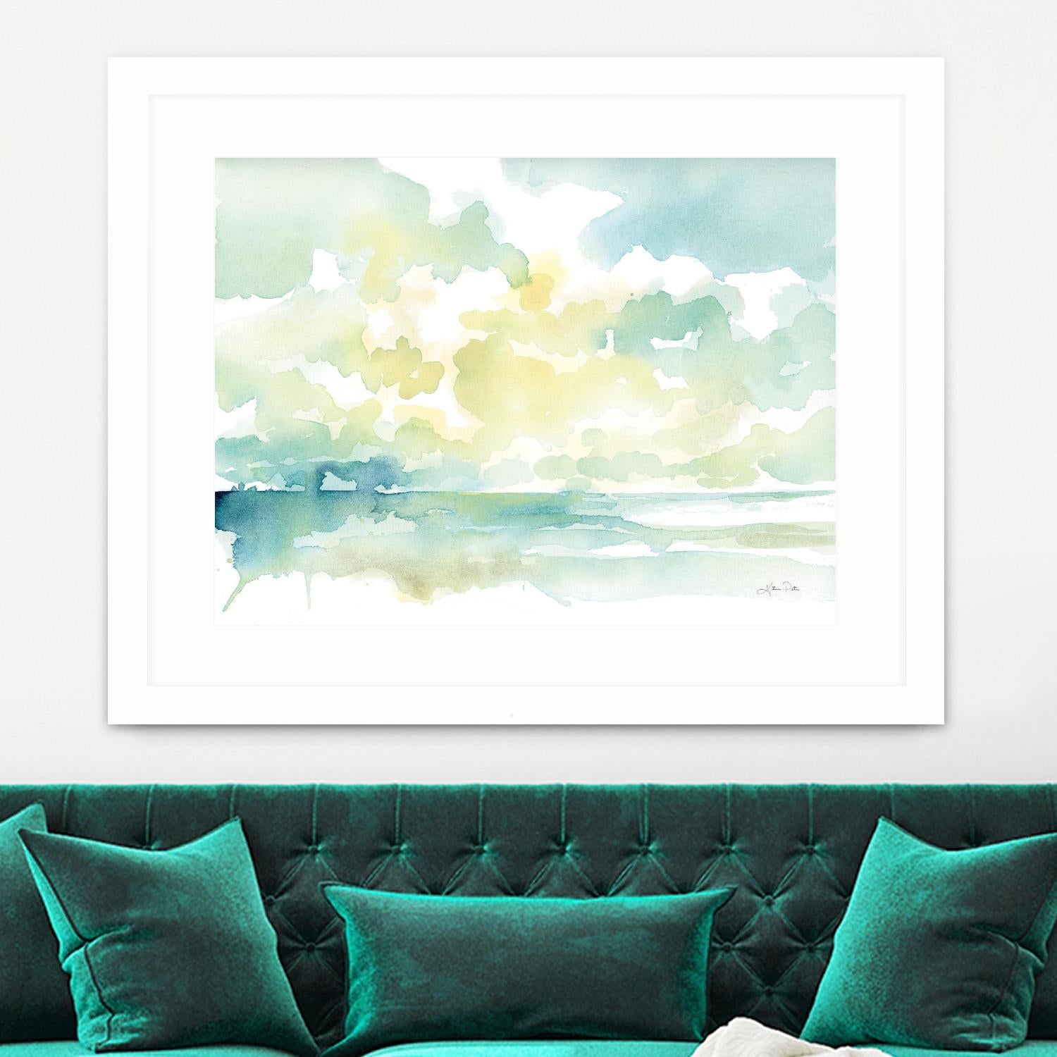 Ocean Dreaming by Katrina Pete on GIANT ART - blue coastal & nautical waves