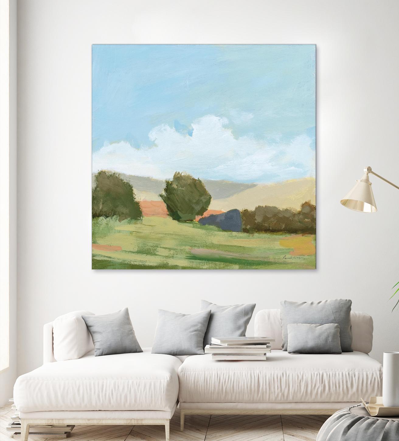 Early Spring by Pamela Munger on GIANT ART - landscape blue
