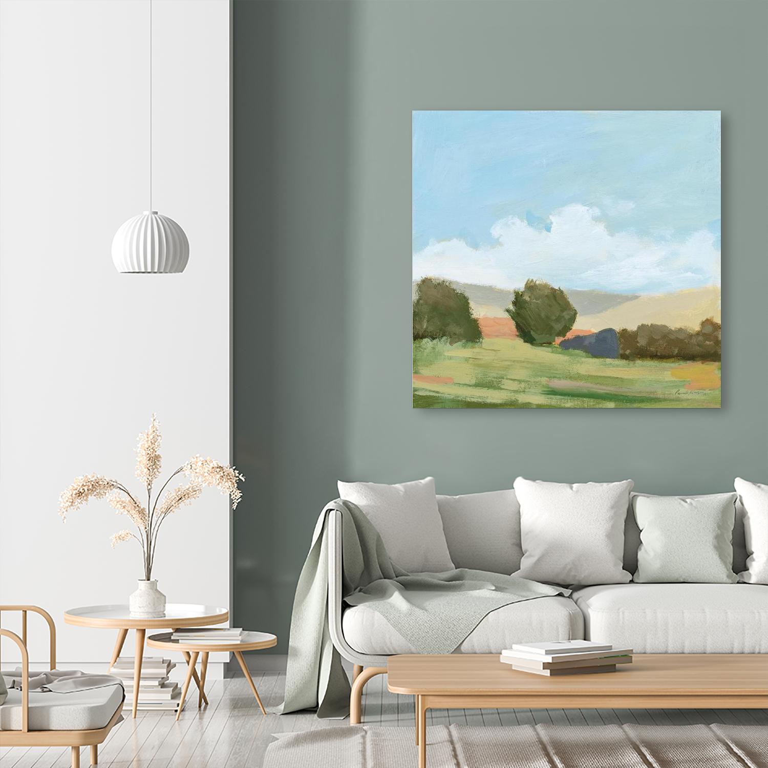 Early Spring by Pamela Munger on GIANT ART - green plants & trees mountains