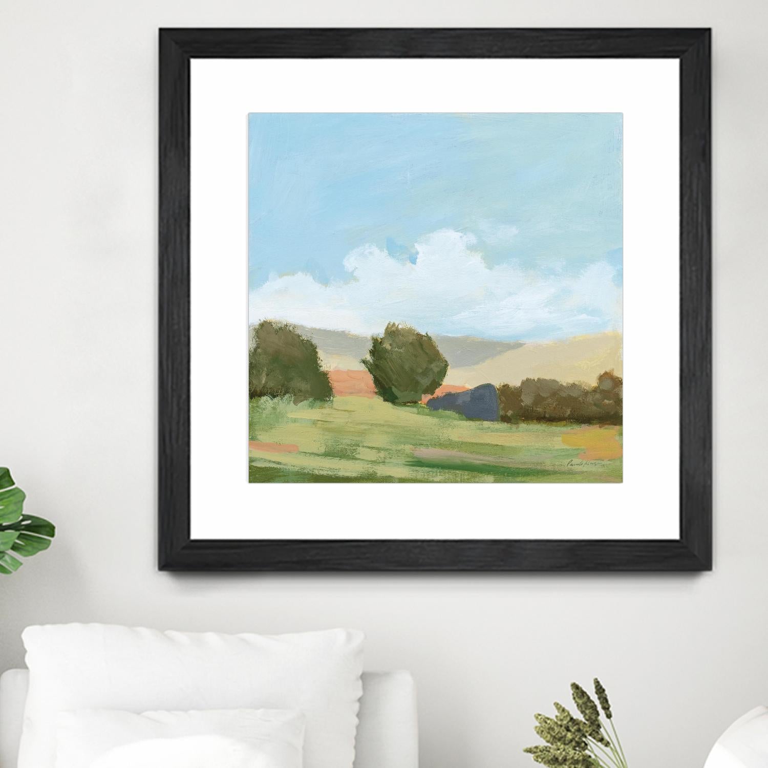 Early Spring by Pamela Munger on GIANT ART - landscape blue