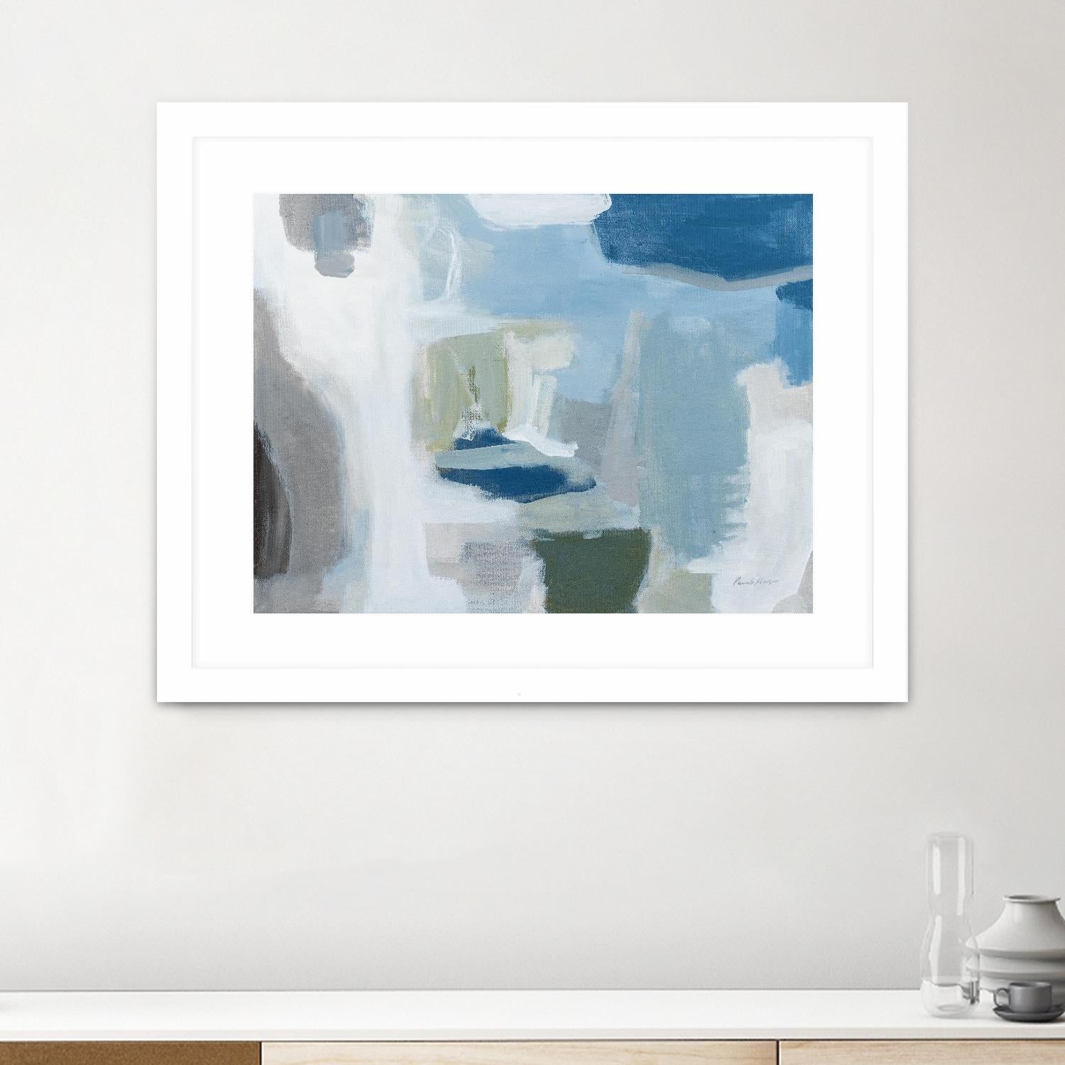 On the Cape by Pamela Munger on GIANT ART - green abstract mint