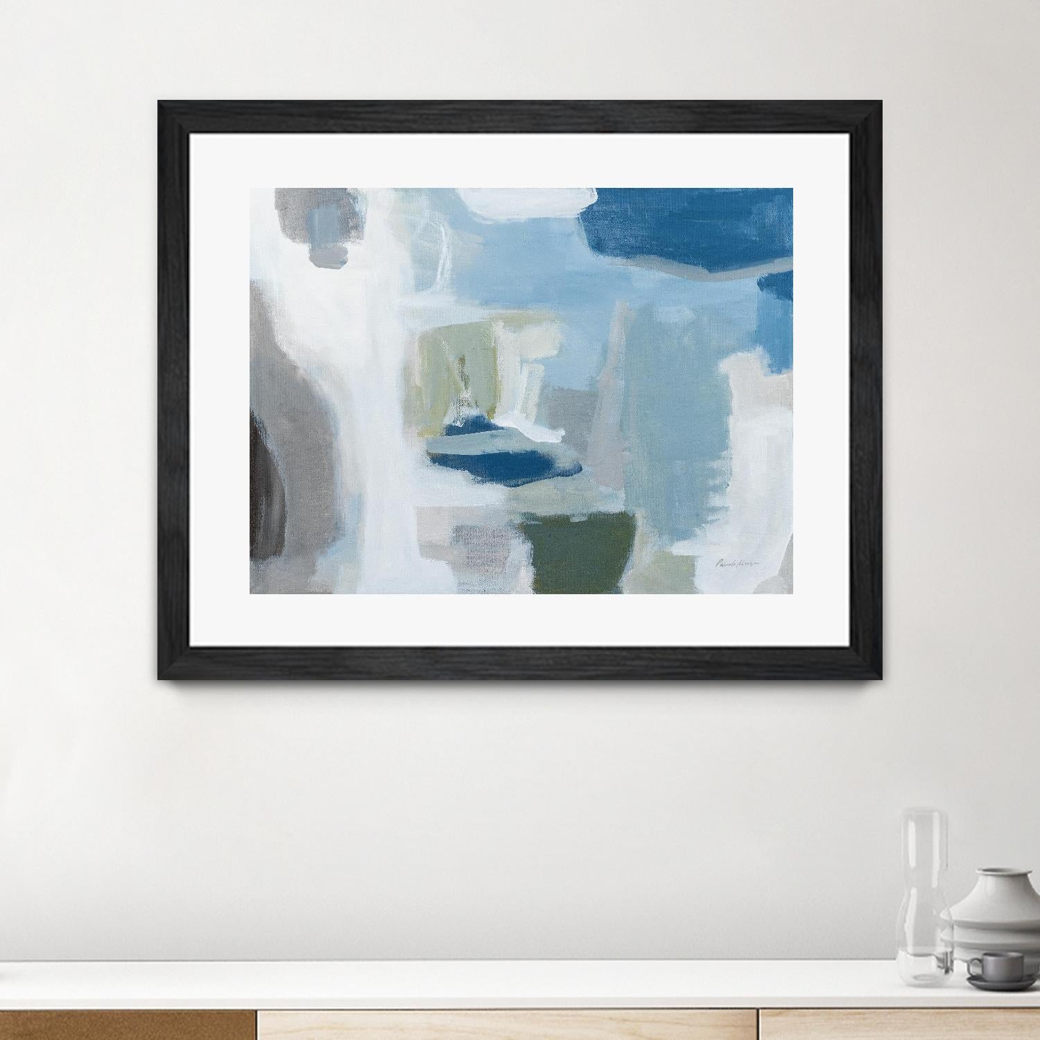 On the Cape by Pamela Munger on GIANT ART - green abstract mint