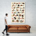 Schoolhouse Alphabet by Wild Apple on GIANT ART - juvenile abcs