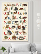 Schoolhouse Alphabet by Wild Apple on GIANT ART - juvenile abcs
