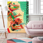 Paradise Beach Club by Portfolio on GIANT ART - beige tropical