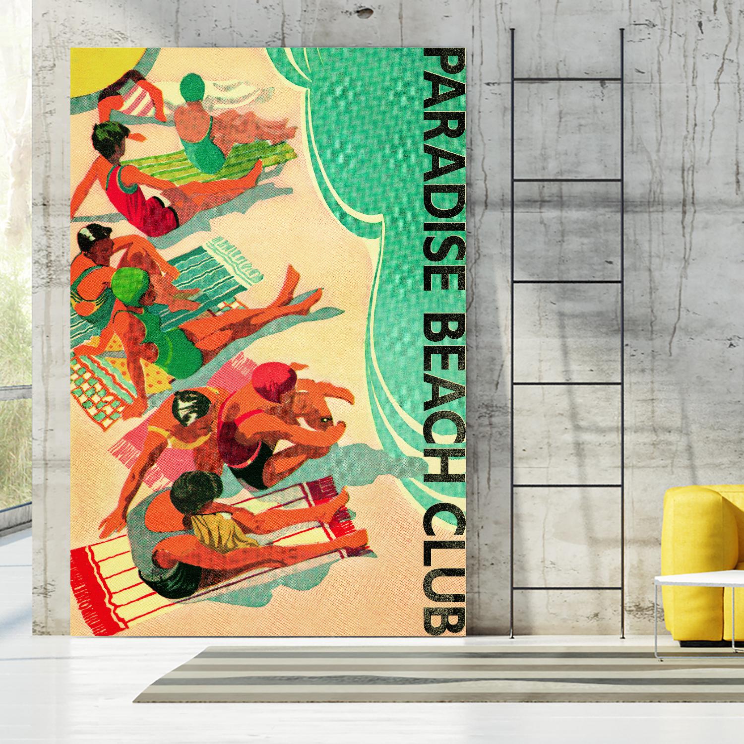 Paradise Beach Club by Portfolio on GIANT ART - beige tropical