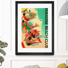 Paradise Beach Club by Portfolio on GIANT ART - beige vintage beach