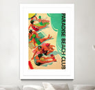 Paradise Beach Club by Portfolio on GIANT ART - beige vintage beach
