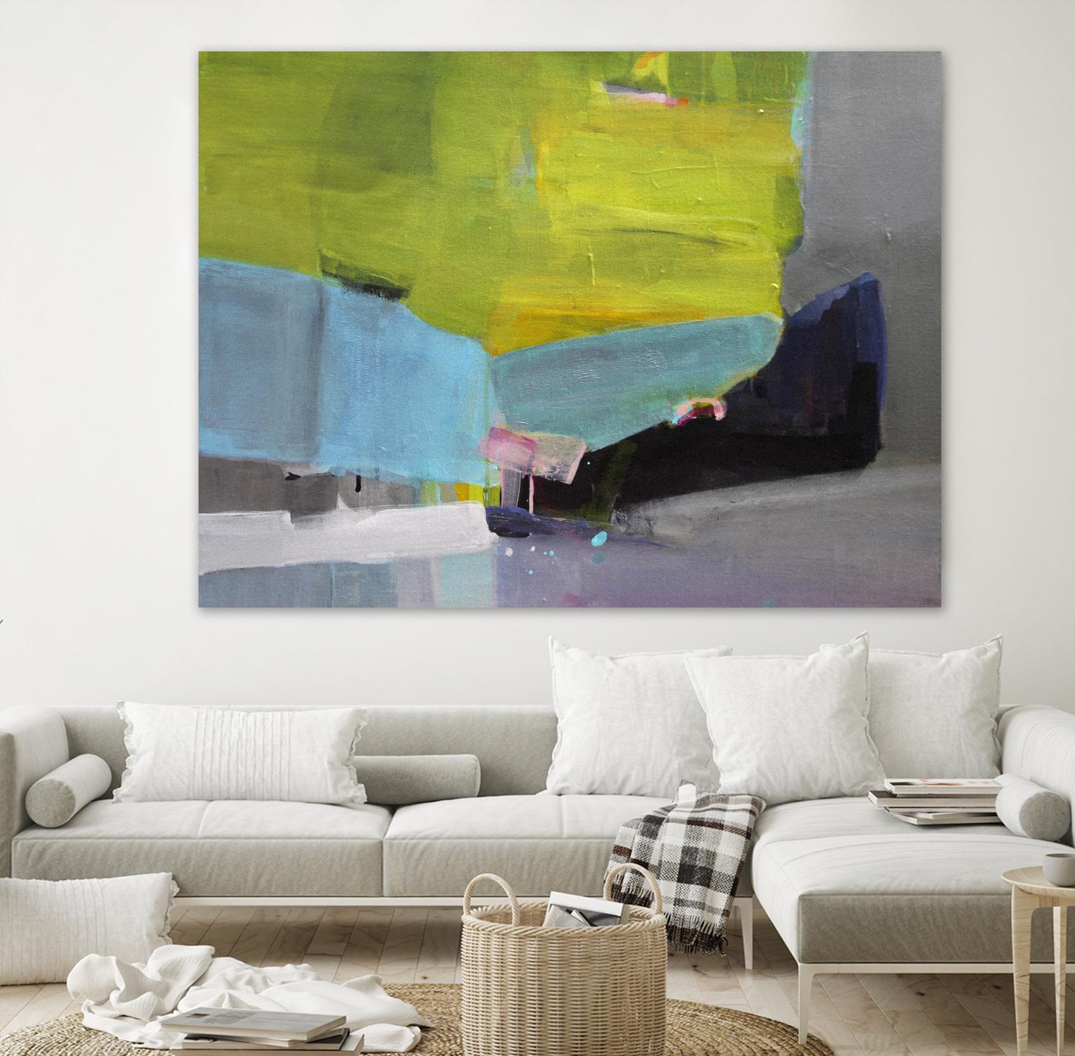 Nestled Reflection by Lina Alattar on GIANT ART - multicolor abstracts; contemporary