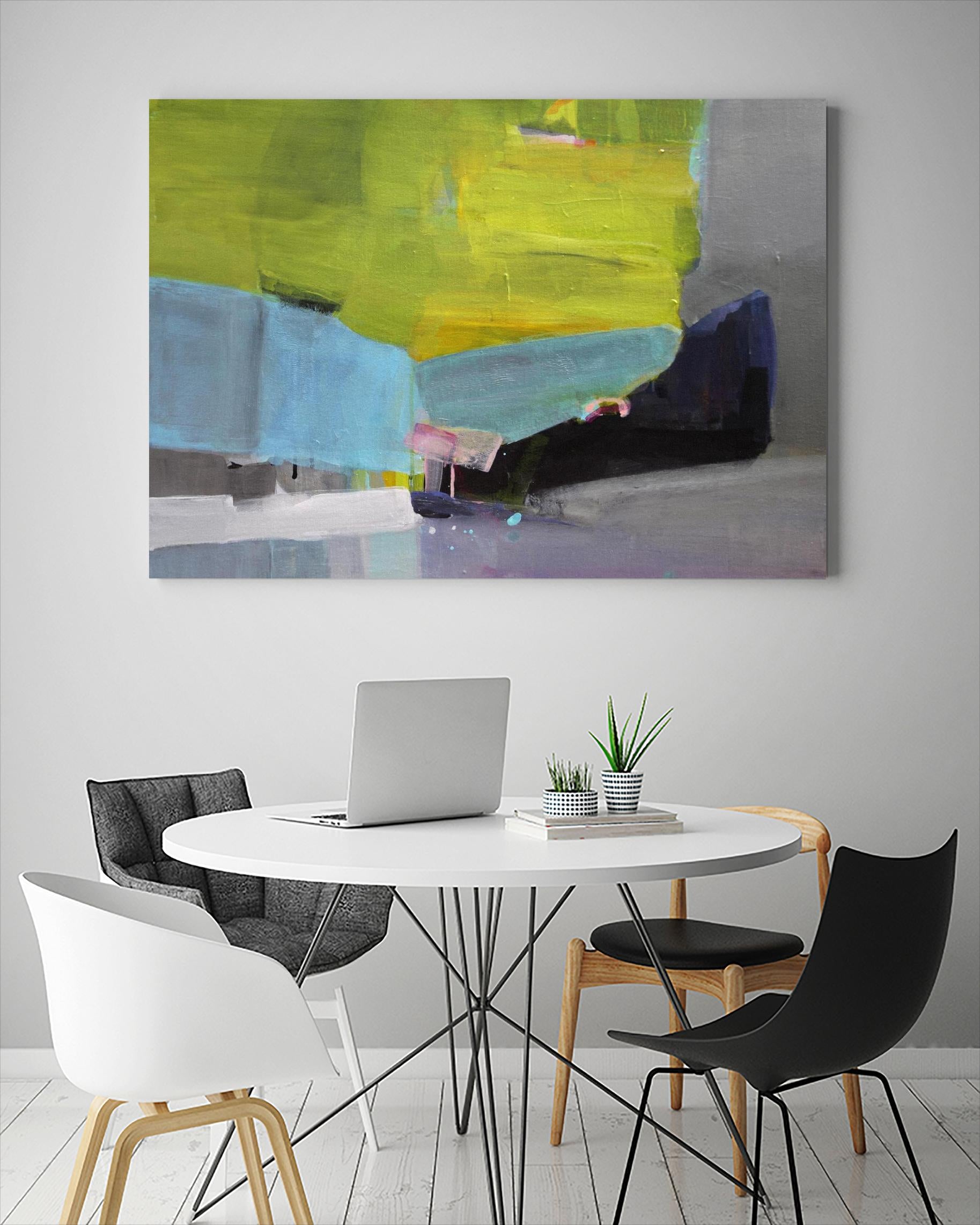 Nestled Reflection by Lina Alattar on GIANT ART - multicolor abstracts; contemporary