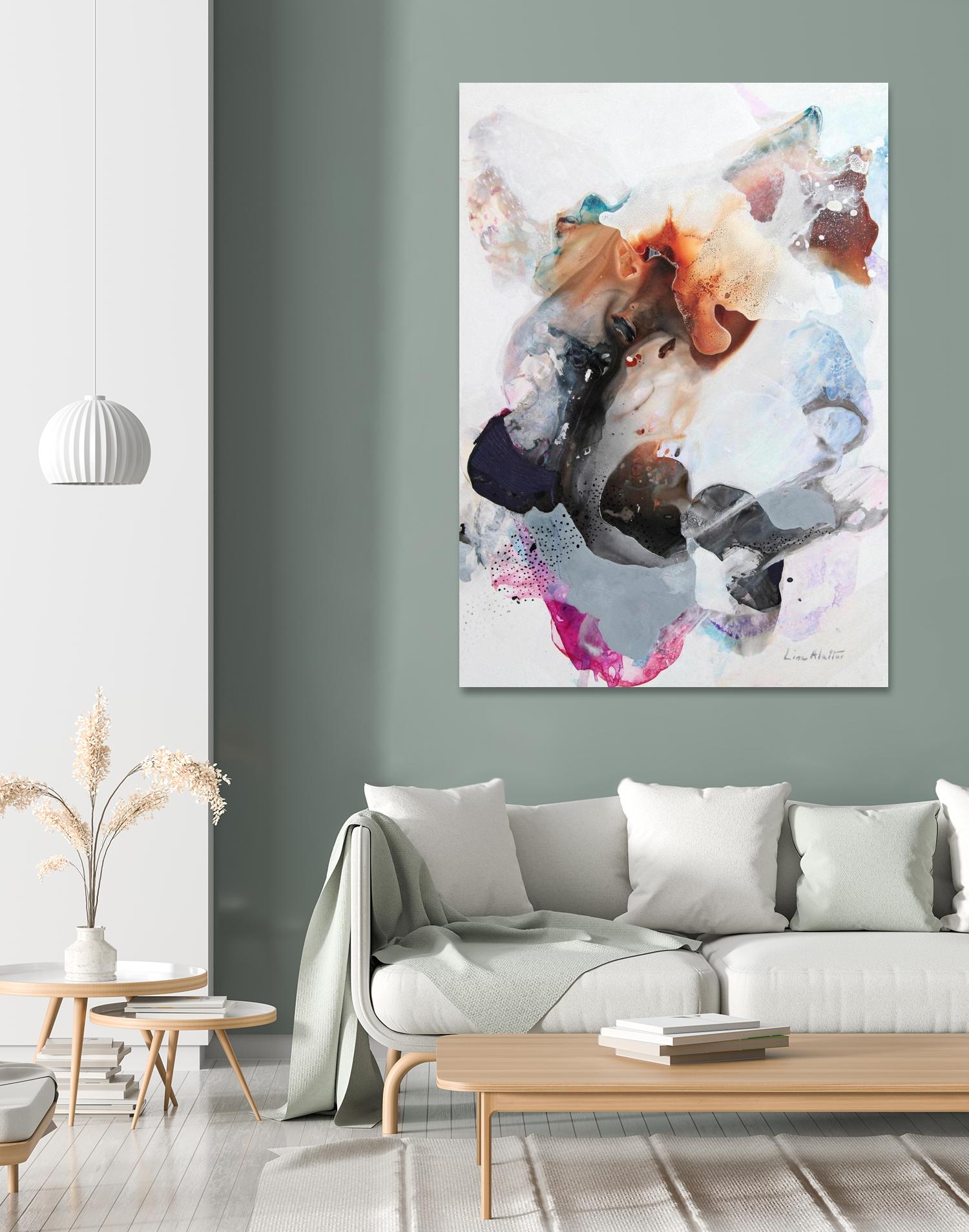 Without Intentions by Lina Alattar on GIANT ART - multicolor abstracts; contemporary