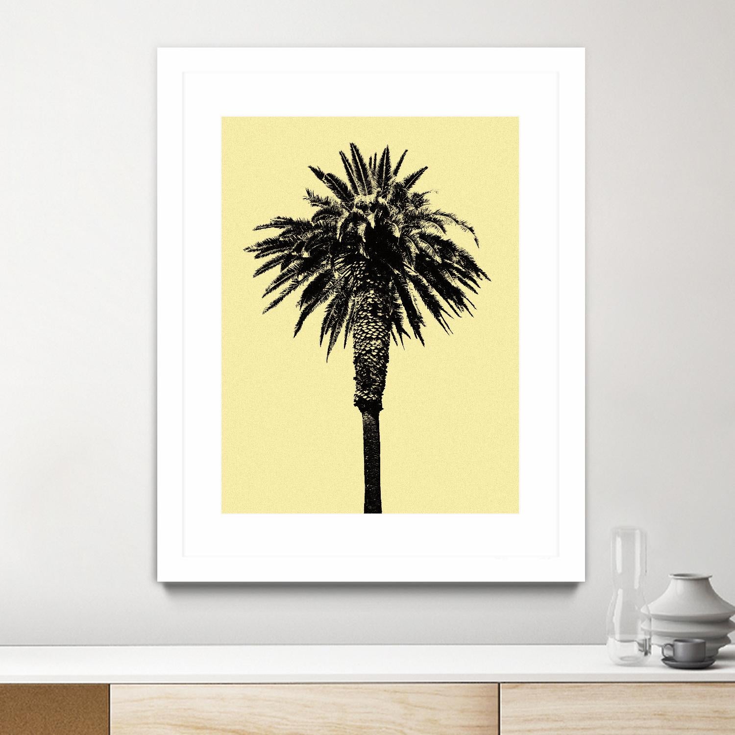 Palm Tree 1996 (Yellow) by Erik Asla on GIANT ART - multicolor photography; contemporary