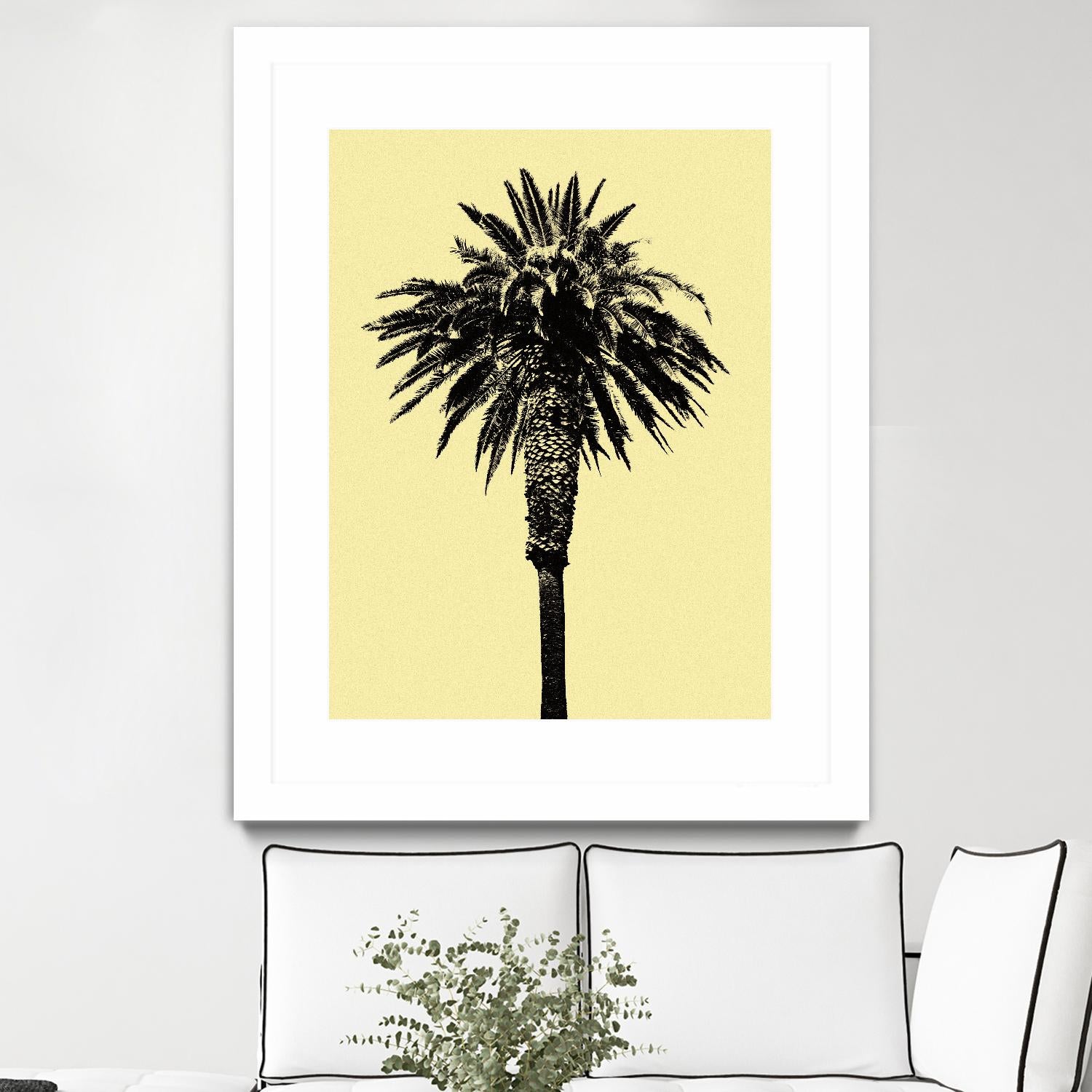 Palm Tree 1996 (Yellow) by Erik Asla on GIANT ART - multicolor photography; contemporary