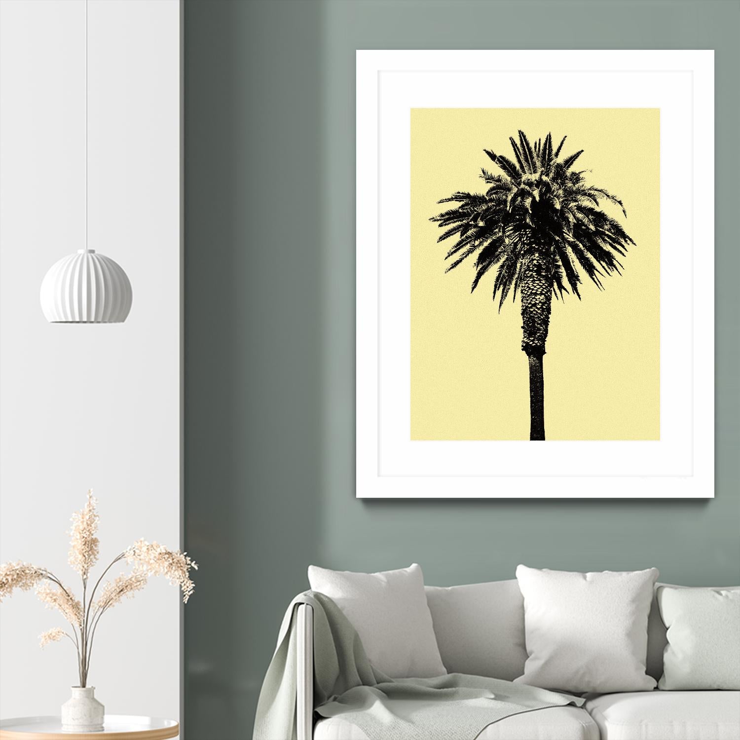 Palm Tree 1996 (Yellow) by Erik Asla on GIANT ART - multicolor photography; contemporary