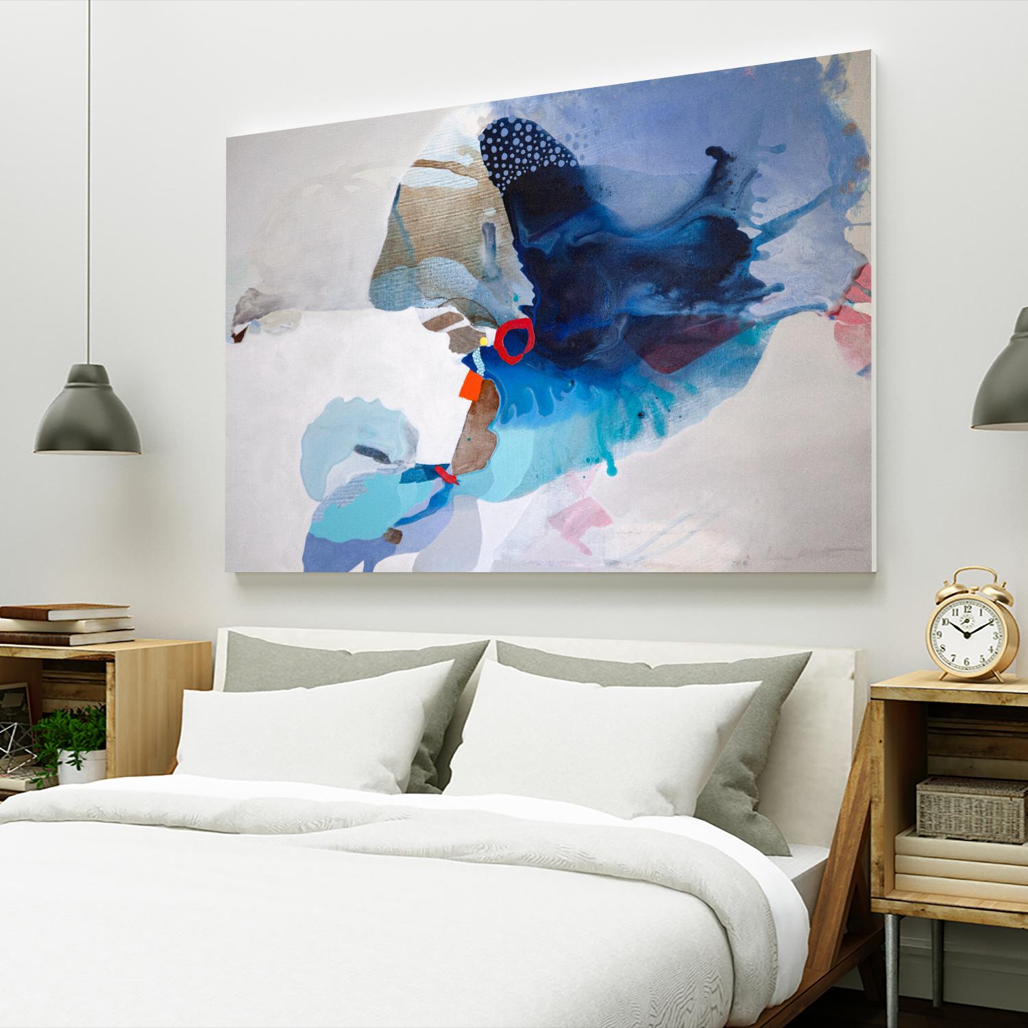 Ocean Tides by Lina Alattar on GIANT ART - multicolor abstracts, contemporary