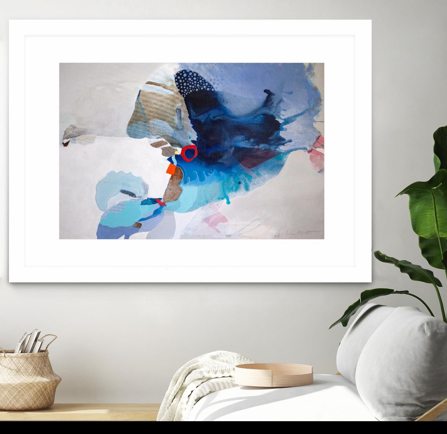 Ocean Tides by Lina Alattar on GIANT ART - multicolor abstracts, contemporary