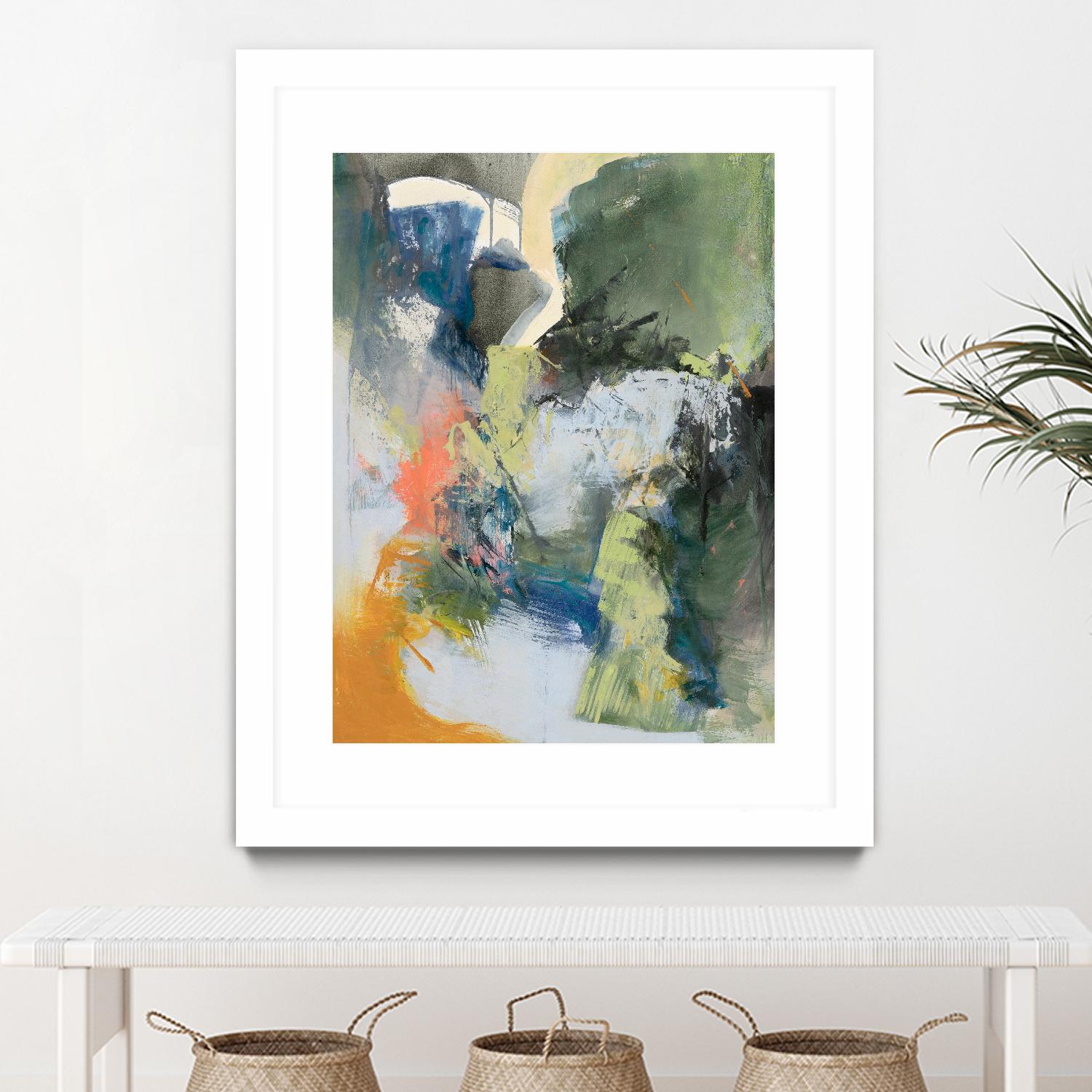 Asi Empieza by Emilia Arana on GIANT ART - orange abstracts, contemporary