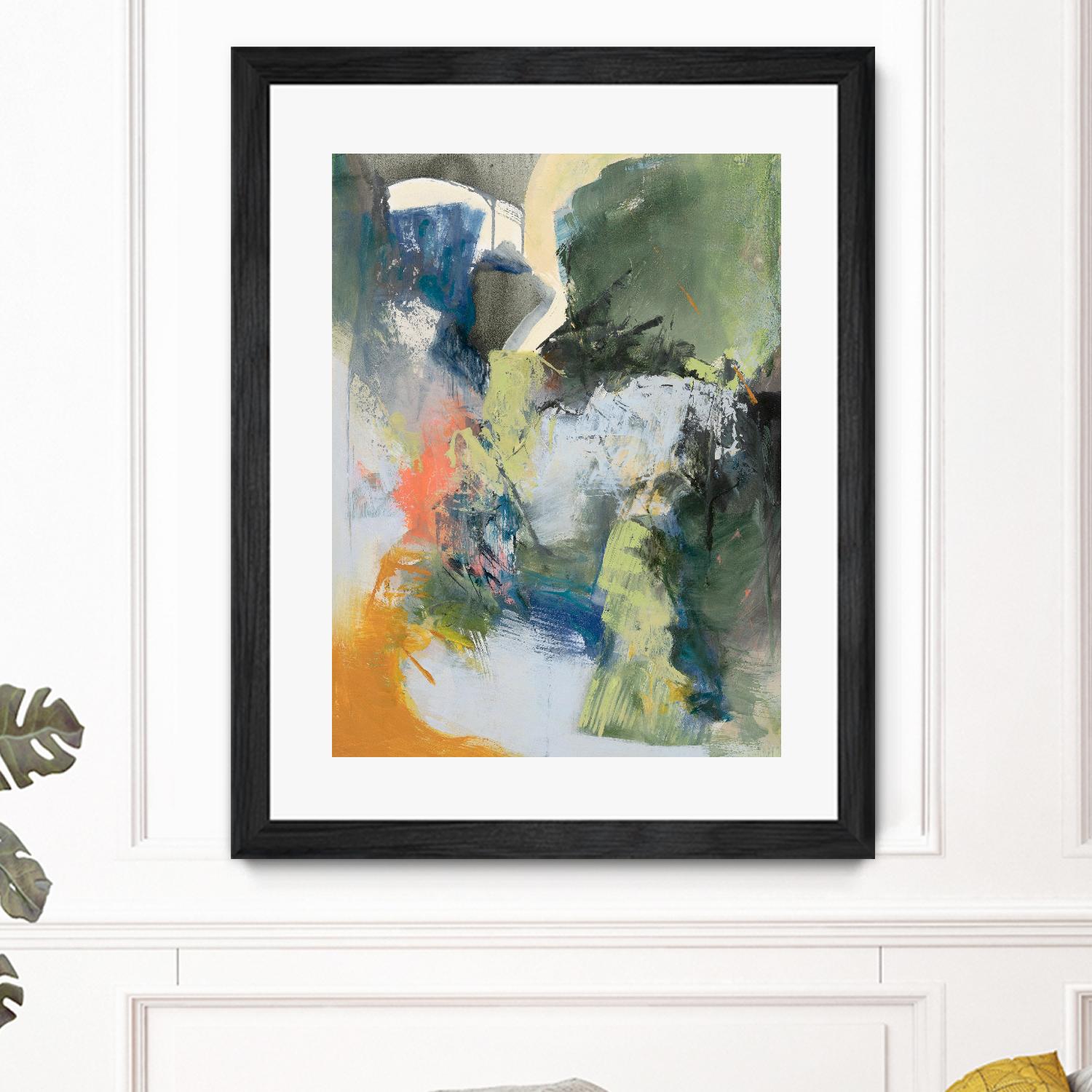 Asi Empieza by Emilia Arana on GIANT ART - orange abstracts, contemporary