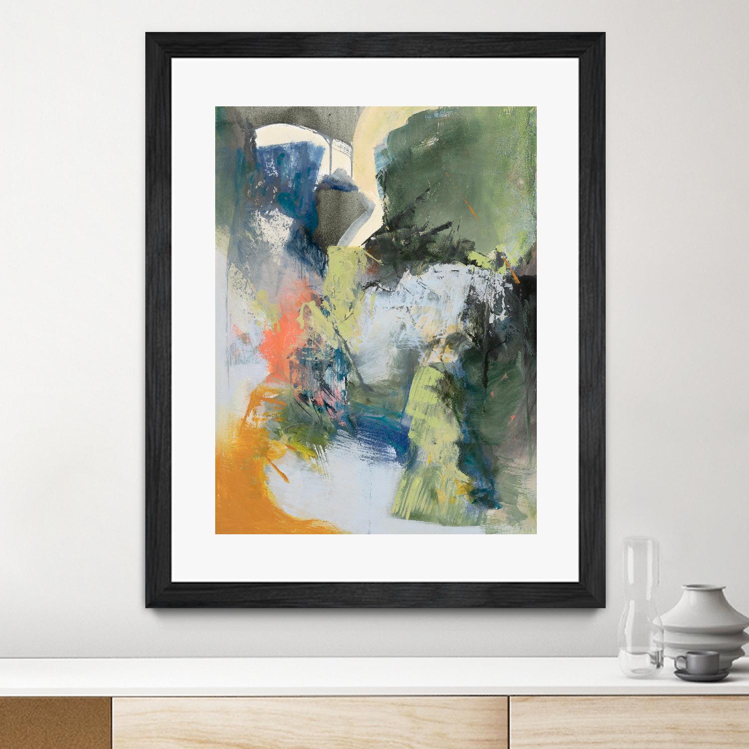 Asi Empieza by Emilia Arana on GIANT ART - orange abstracts, contemporary