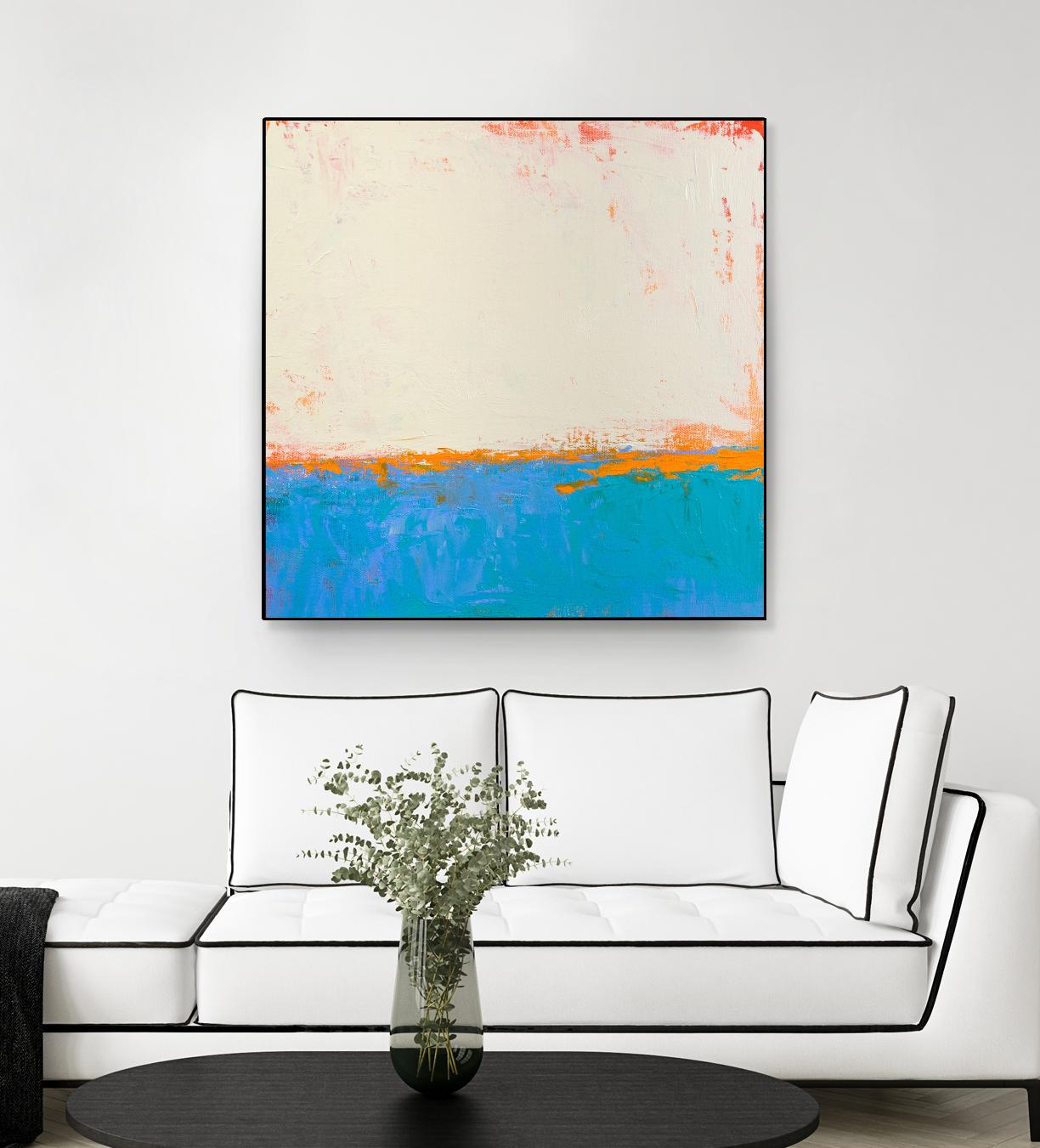 Calm seas by Don Bishop on GIANT ART - beige abstract