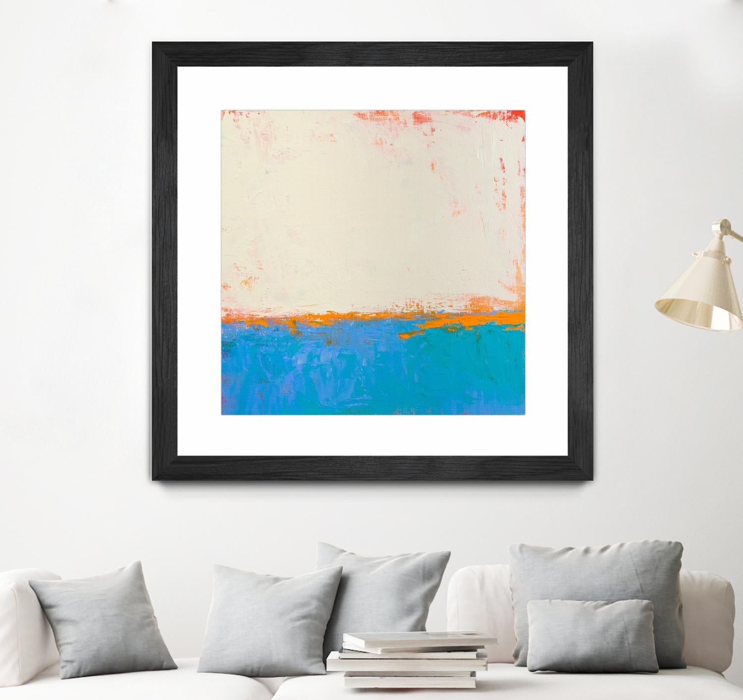 Calm seas by Don Bishop on GIANT ART - beige abstract