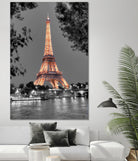 Nuit sur la Seine by Alan Blaustein on GIANT ART - multicolor photography; landscapes; people/places