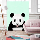 Cute Panda by Barruf on GIANT ART - multicolor urban/pop surrealism; animals