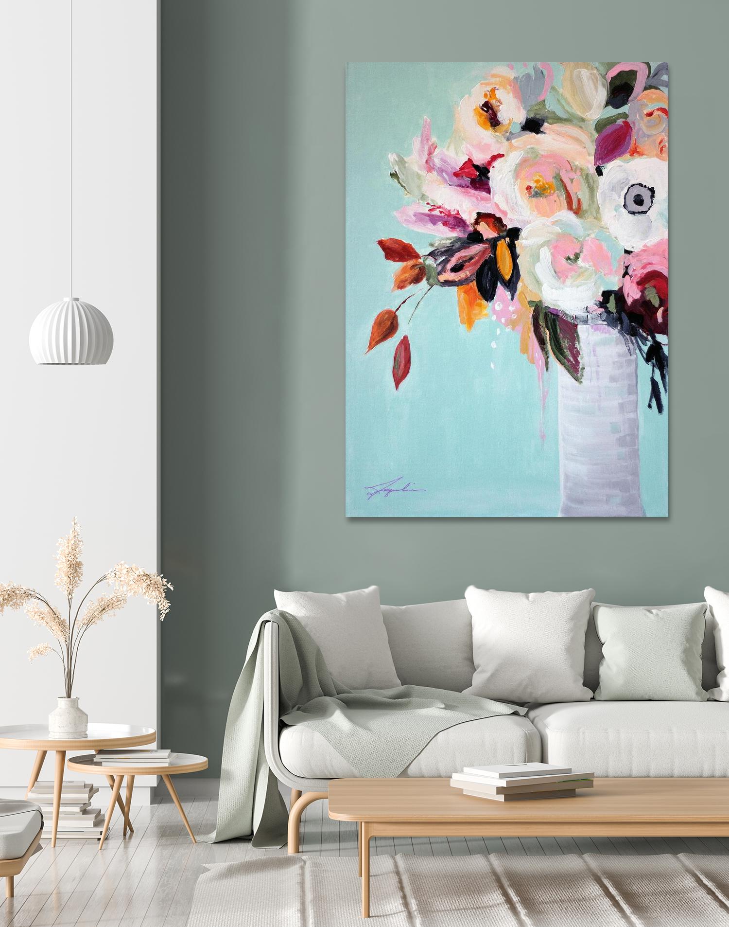 Fall Into Summer by Jacqueline Brewer on GIANT ART - multicolor floral/still life; contemporary